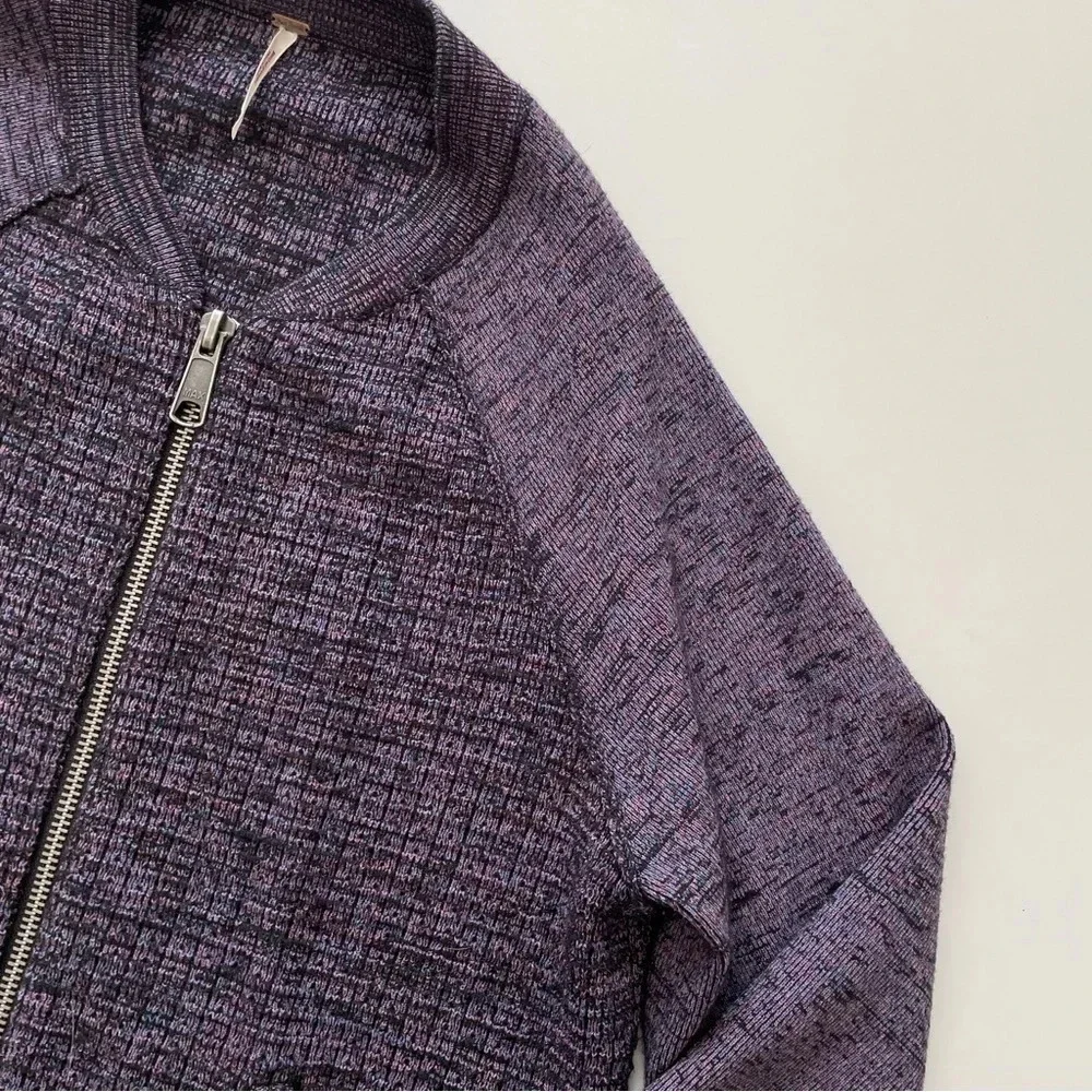 FREE PEOPLE Movement Naomi Sweatshirt Purple Size Large - Picture 6 of 13